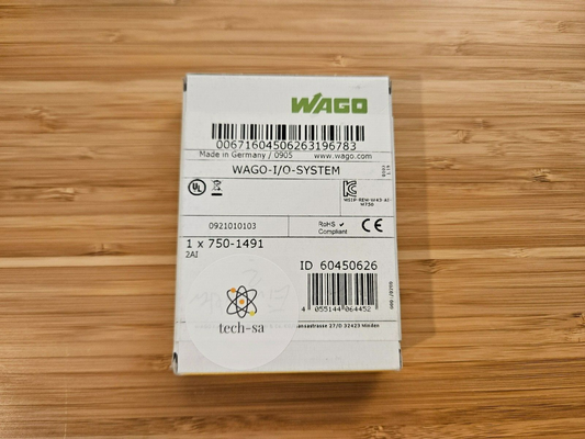 WAGO 750-1491 2-channel analog input; Resistance bridges DMS analog input AI